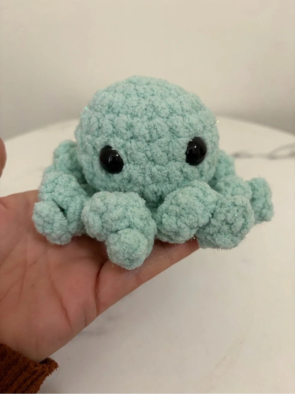 Teal Sparkle Crochet October 🐙 - Picture 2 of 4